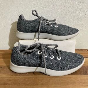 Allbirds Wool Runners Superfine NZ Merino Athletic Walking Lace Sneakers Gray 9